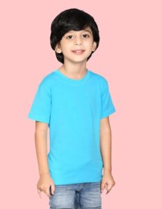 Nusyl Boy's Solid Regular Fit T-Shirt