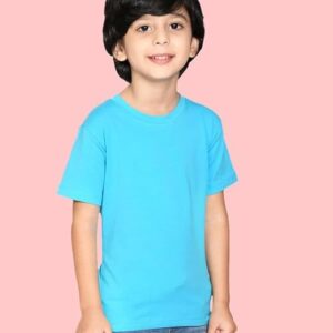 Nusyl Boy's Solid Regular Fit T-Shirt