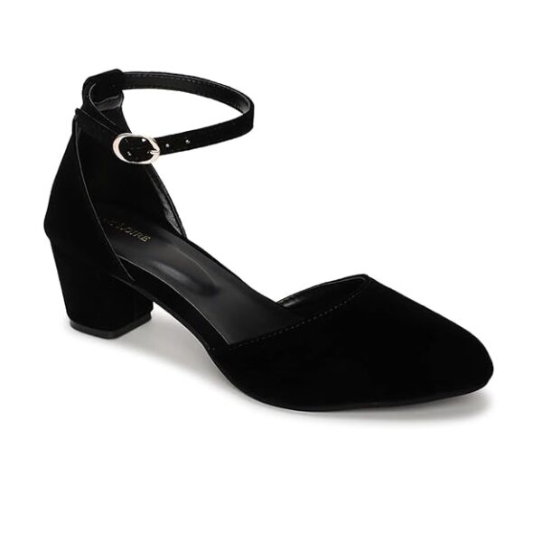 Marc Loire Women’s Pointed Toe Block Heel Fashion Sandals with Buckled Ankle Strap - Image 5