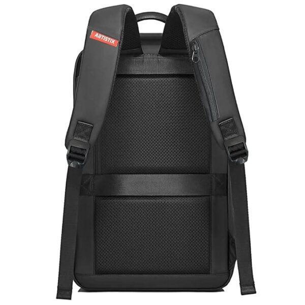 Artistix Avian Unisex Water Repellent Anti Theft Travel Standard Backpack With Usb Port (Black, 32 L), 47 x 32 x 17 Cm - Image 4
