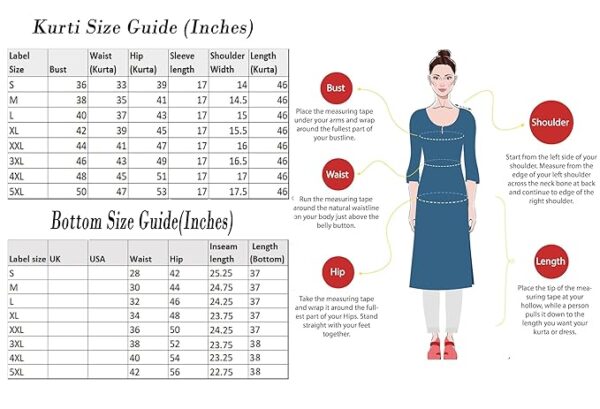 Brand: GoSriKi GoSriKi Women's Rayon Blend Straight Printed Kurta with Pant & Dupatta - Image 3